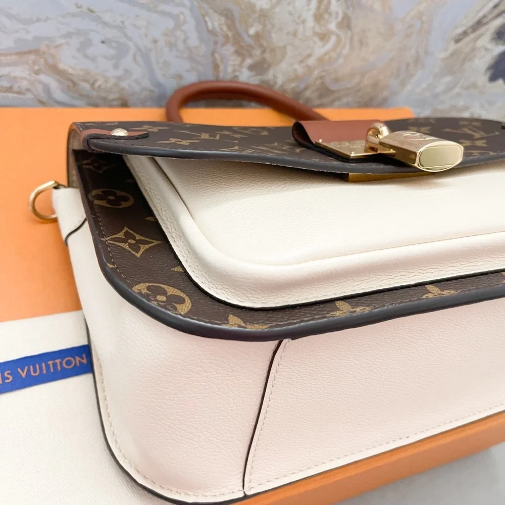 Louis Vuitton Monogram Vaugirard Creme Shoulder Strap Crossbody Bag - Picture 14 of 15